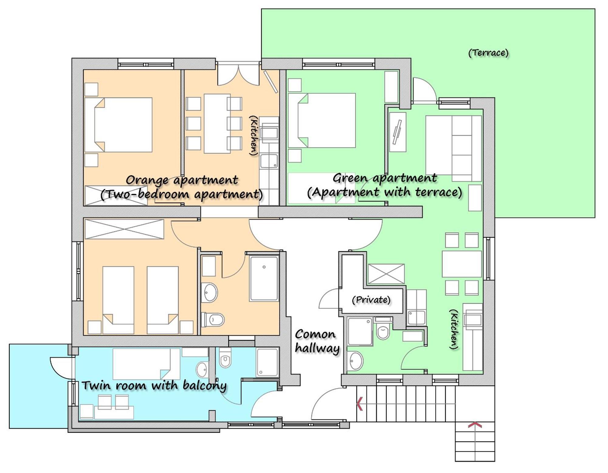Apartment And Room Anica Tolmin Eksteriør billede